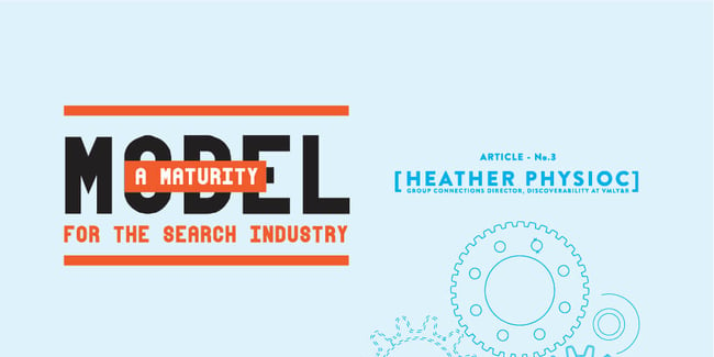 Maturity model for search industry image